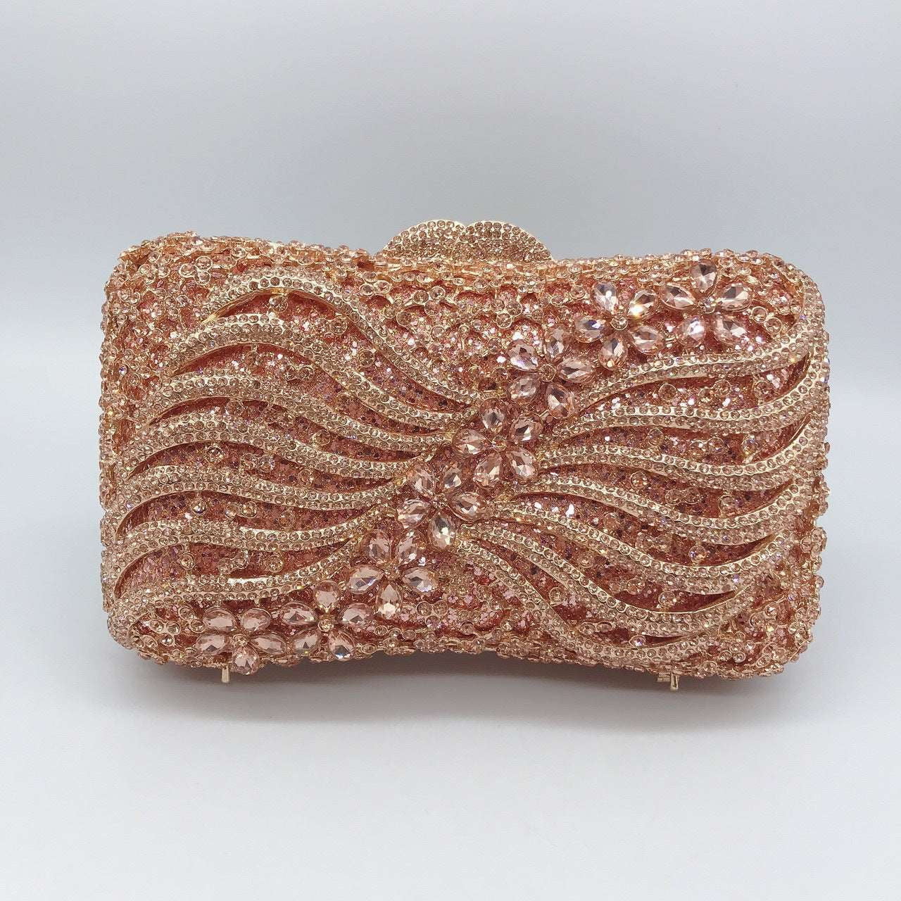 Elegant evening bag, Rhinestone evening clutch, Sparkly banquet clutch - available at Sparq Mart