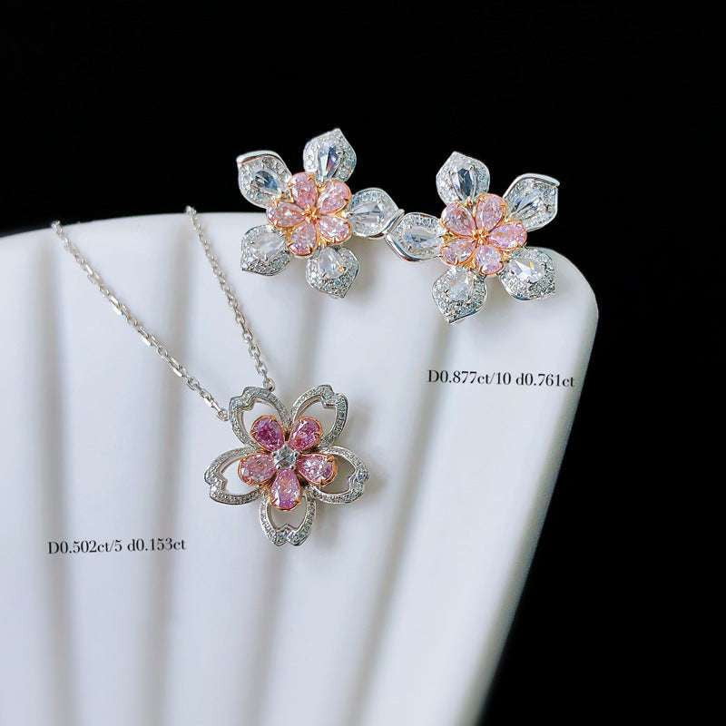 Elegant Jewelry Pieces, Hand Accessories Set, Sakura Diamond Set - available at Sparq Mart