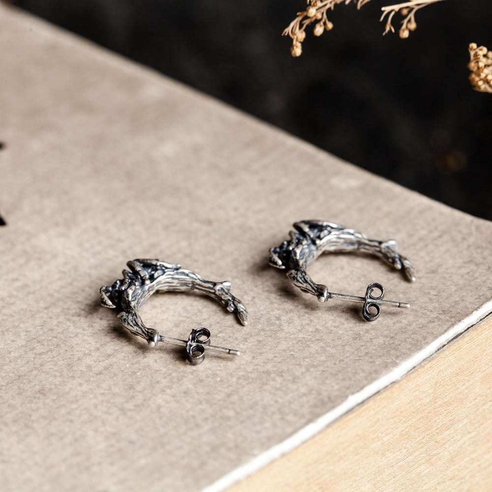 Elegant stud earrings, S925 silver earrings, Sterling silver studs - available at Sparq Mart