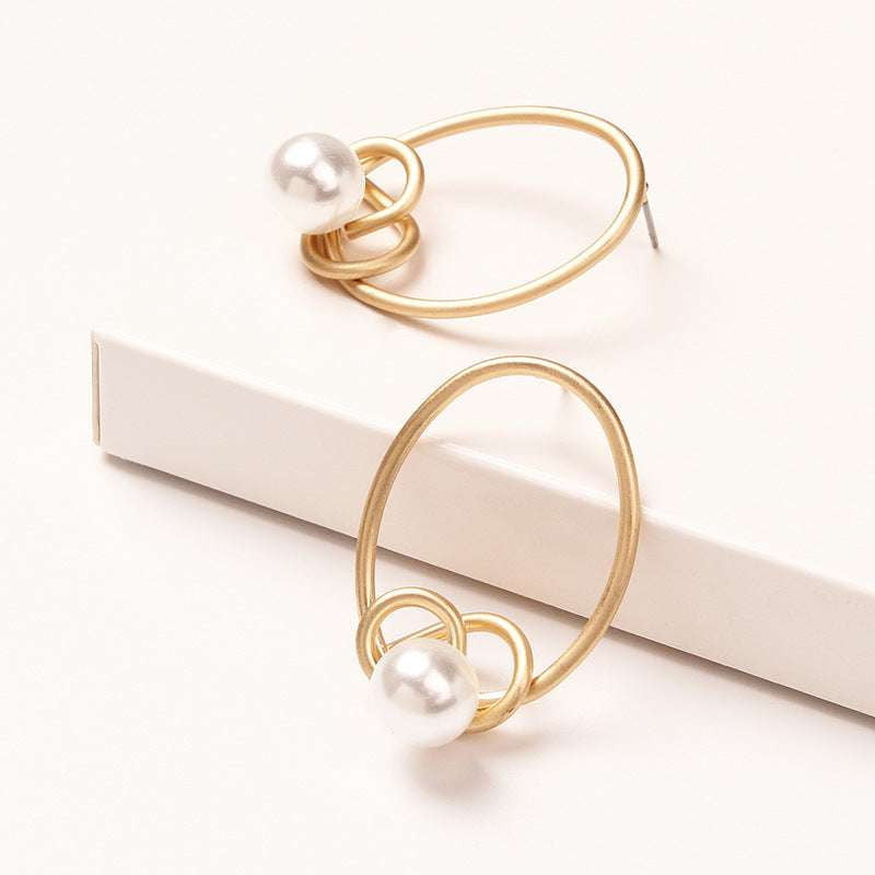 Elegant, Pearl Earrings, Water Drop - available at Sparq Mart