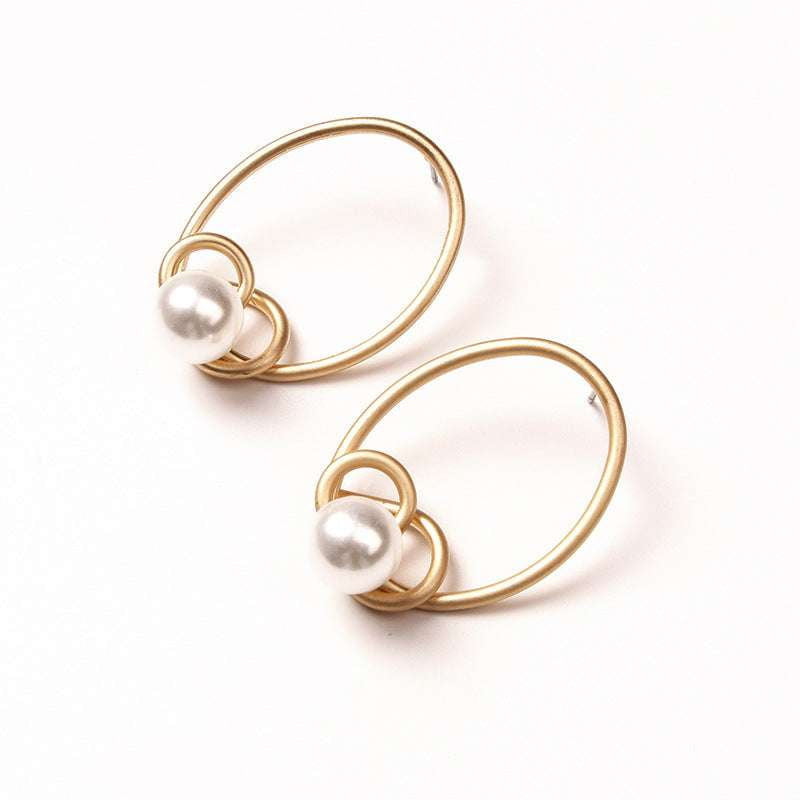 Elegant, Pearl Earrings, Water Drop - available at Sparq Mart