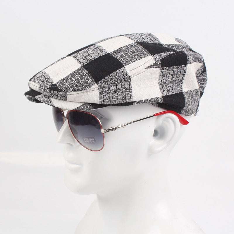 Chic Beret Caps, Stylish Plaid Beret, Women's Tartan Beret - available at Sparq Mart