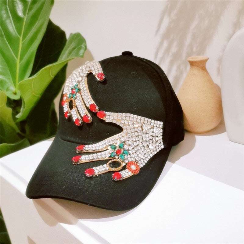 Stylish Rhinestone Hat, Women's Fashion Hat - available at Sparq Mart