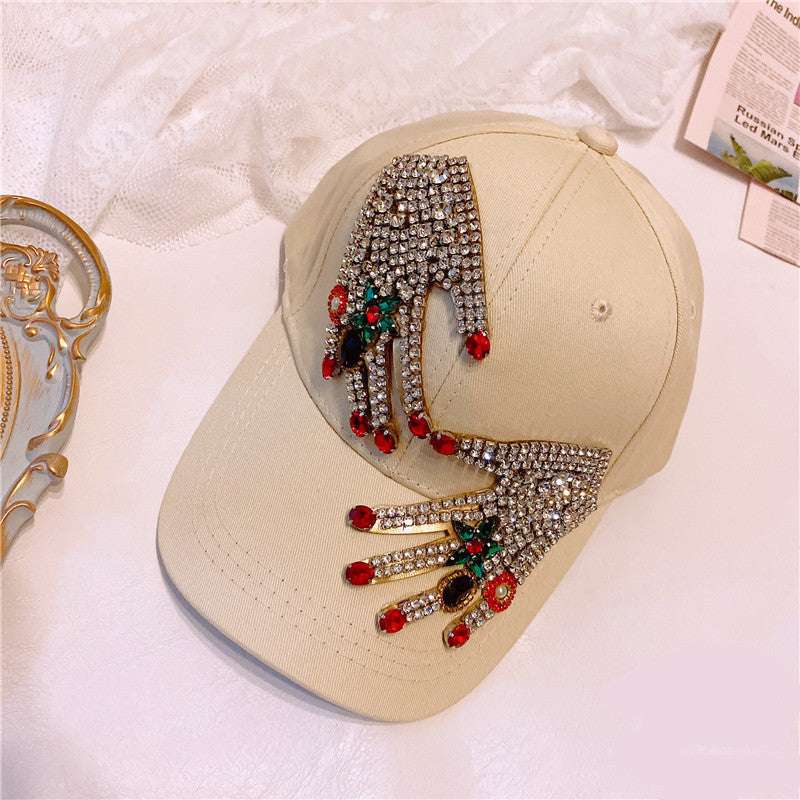 Stylish Rhinestone Hat, Women's Fashion Hat - available at Sparq Mart