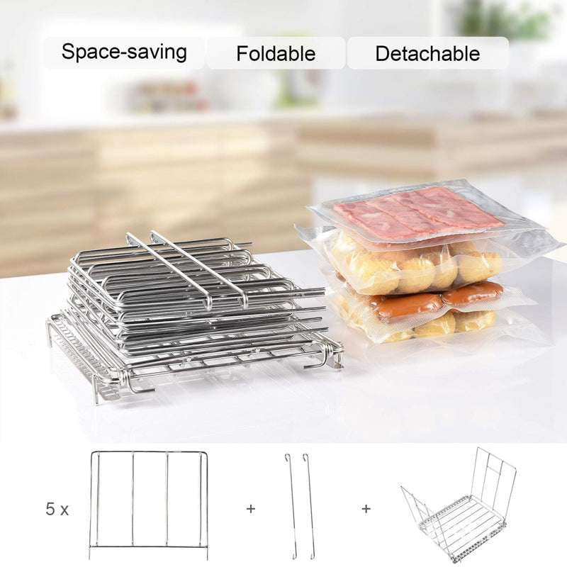 Compact Kitchen Rack, Rapid Heating Cooling, Stainless Cooling Rack - available at Sparq Mart