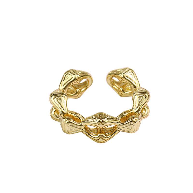 Adjustable Size, French Retro Anchor Ring, Stylish Design - available at Sparq Mart