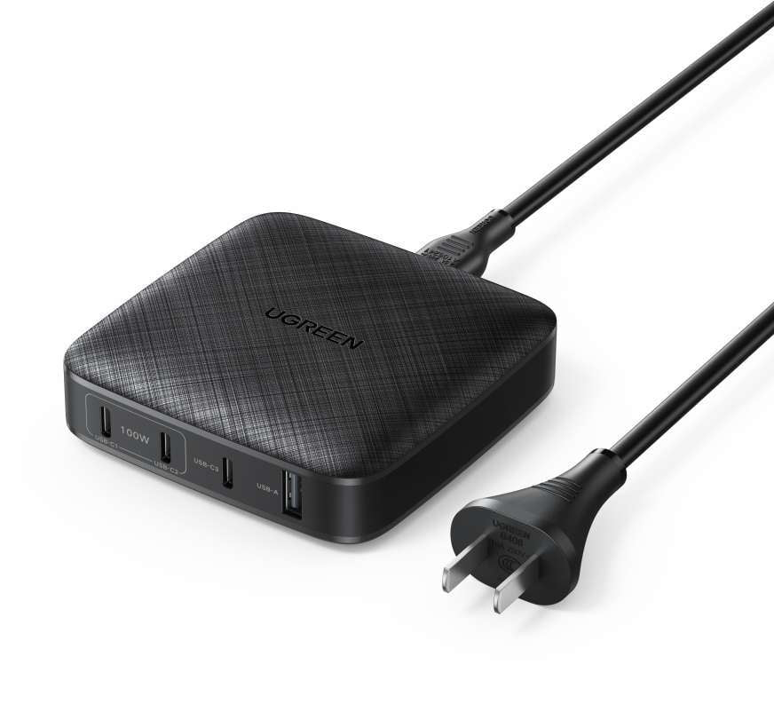 65W GaN Charger, Four Port Charger, Gallium Nitride Power - available at Sparq Mart