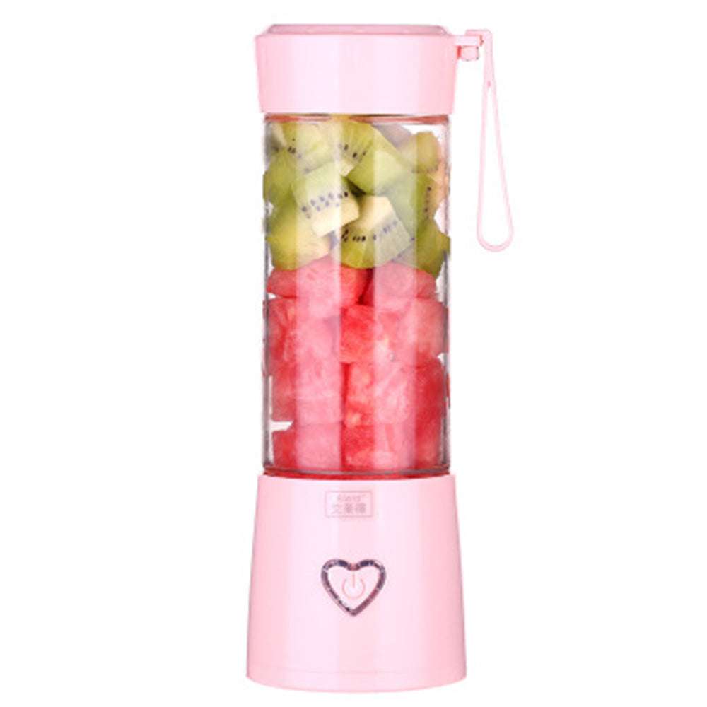 pink and blue juicer, portable juicer cup, rechargeable juicer - available at Sparq Mart