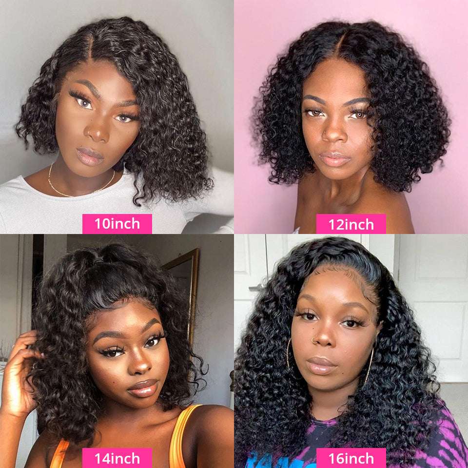 Jerry curly wigs, Loose deep wave, short bob wig - available at Sparq Mart