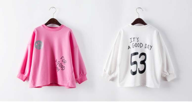 Girls Cotton Sweater, Kids Sweater Spring, Korean Style Sweater - available at Sparq Mart