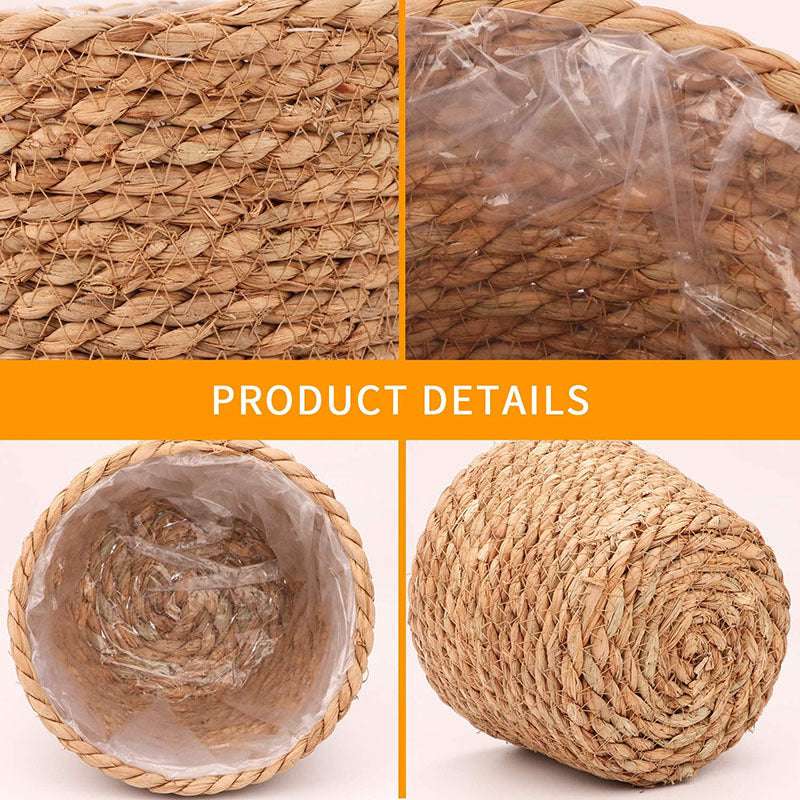 Handwoven storage baskets, plant pot decor, unique interior decor - available at Sparq Mart