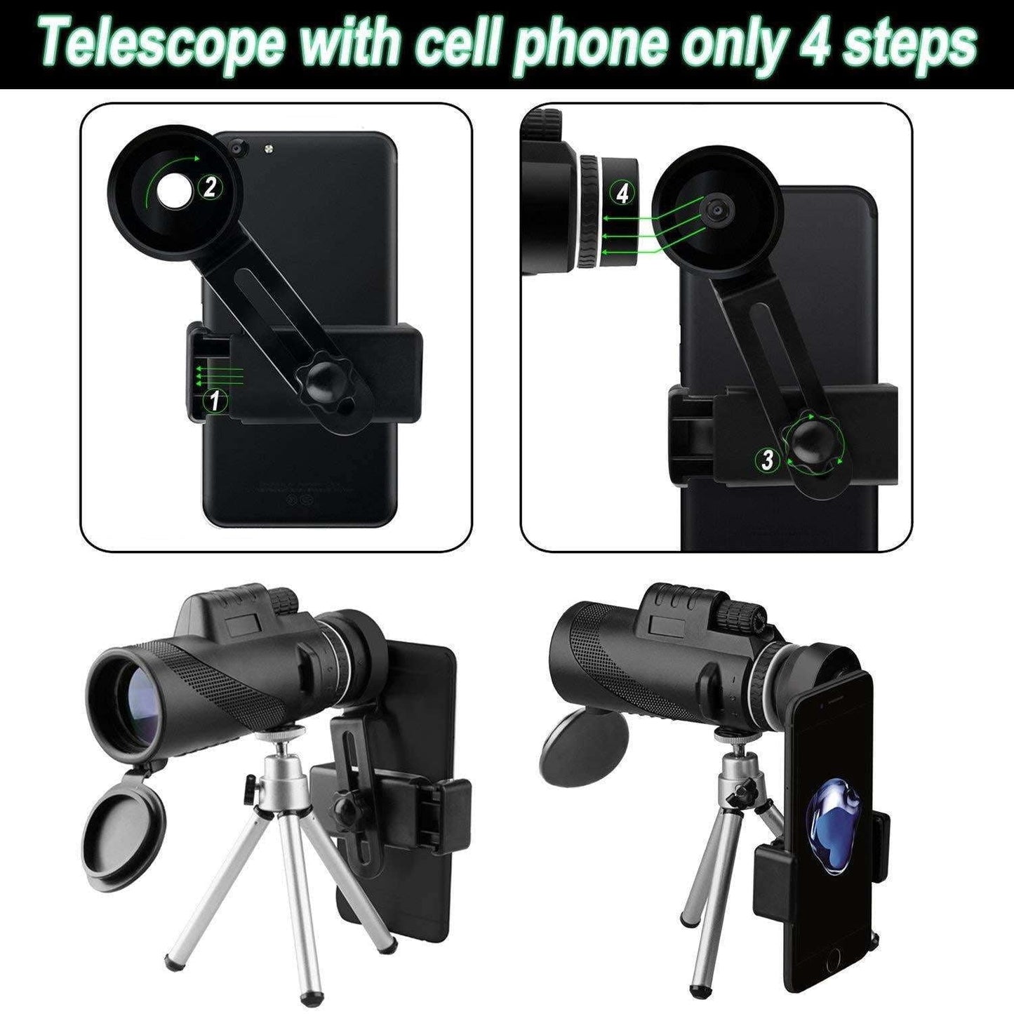 concert spotting scope, high magnification telescope, outdoor HD telescope - available at Sparq Mart