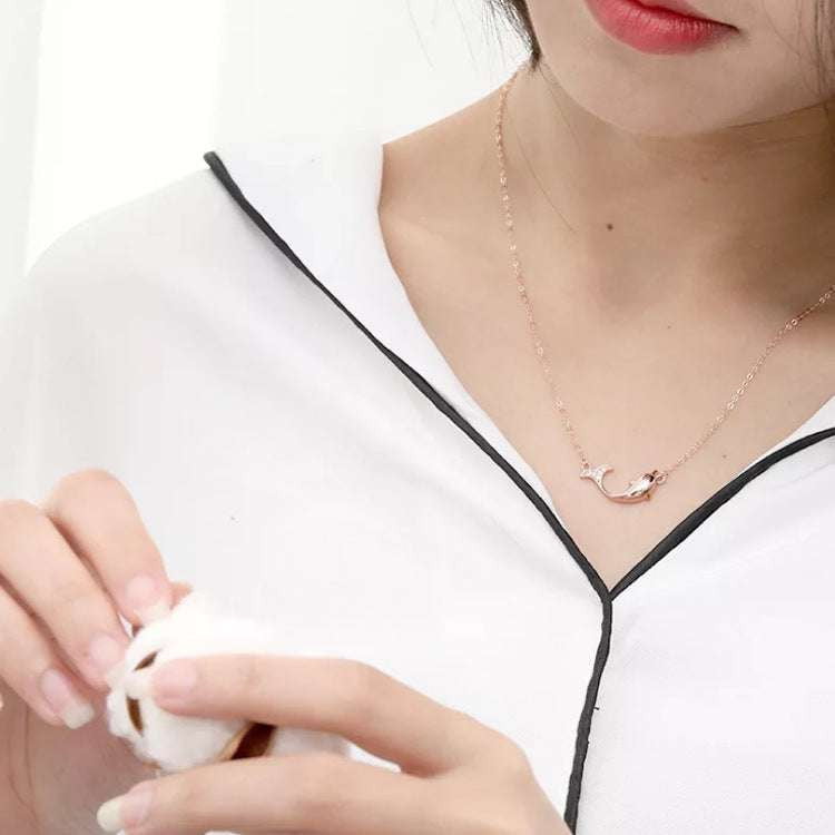 Elegant Silver Necklace, Feminine Clavicle Necklace, Heart Charm Pendant - available at Sparq Mart