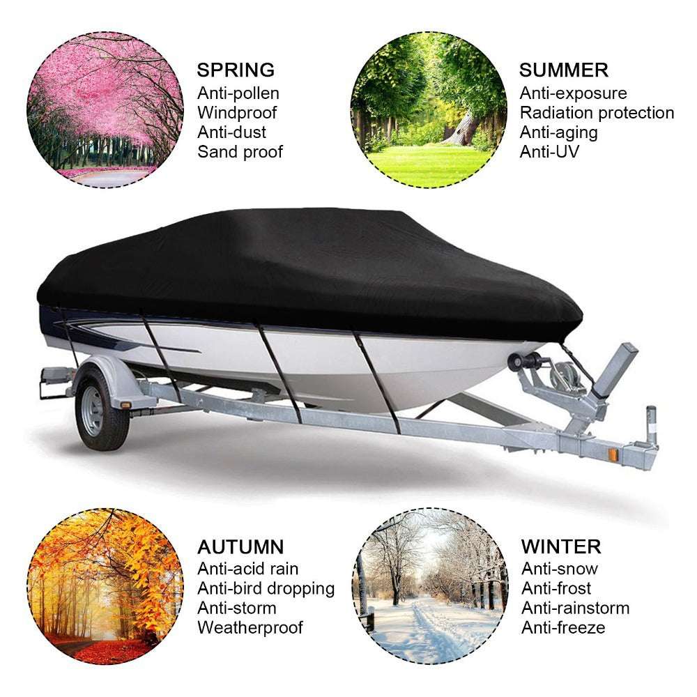 Speedboat cover, Towed fishing boat cover, V-shaped cover - available at Sparq Mart