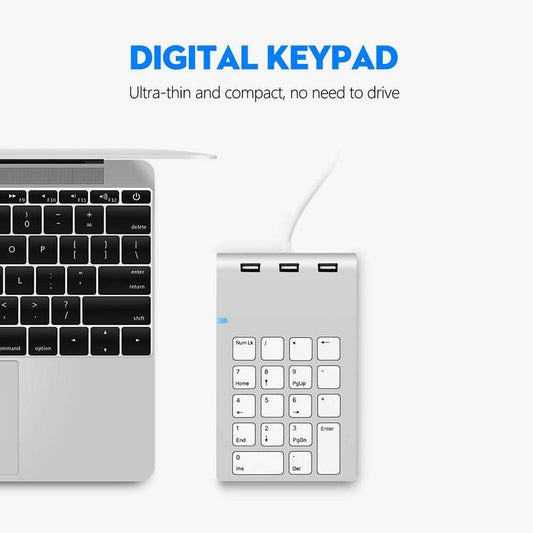 digital numeric keypad, HUB2 style, USB wired keypad - available at Sparq Mart