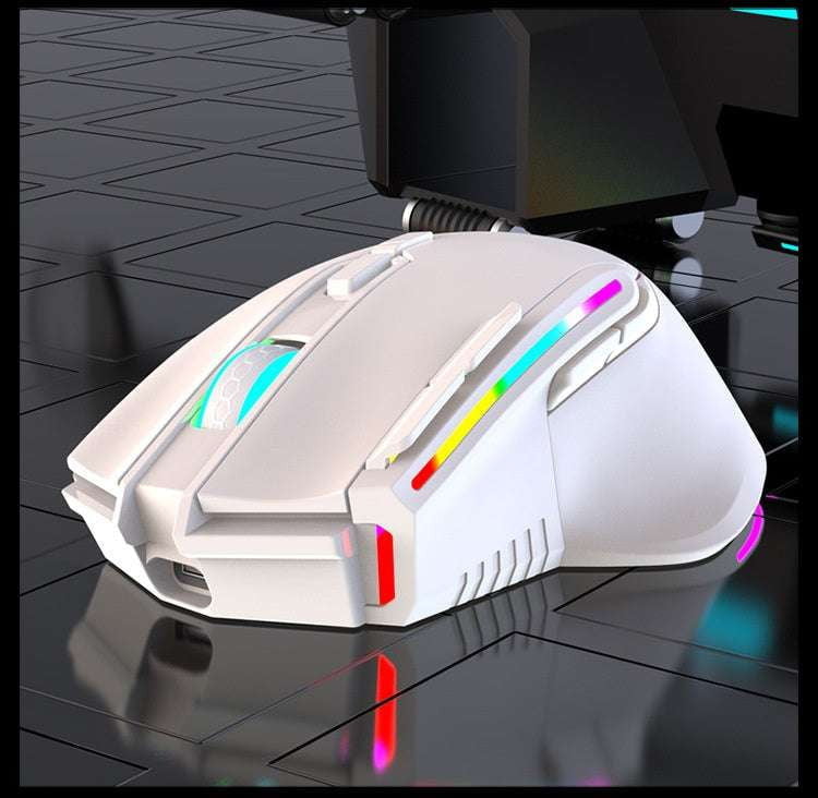 Rechargeable gaming mouse, RGB gaming mouse, Wireless gaming mouse - available at Sparq Mart