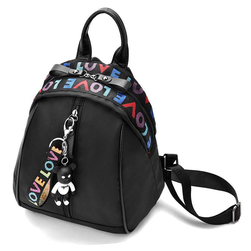 Alphabet Ribbon Backpack, Designer Women Bag, High Quality Backpack - available at Sparq Mart