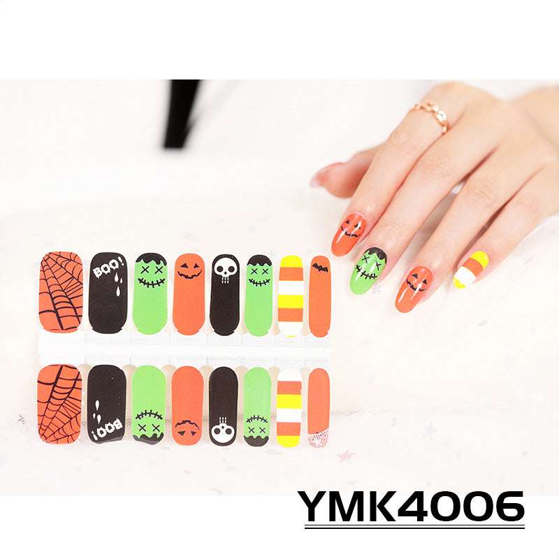 Halloween nail stickers, high-quality nail stickers, Sparq Mart - available at Sparq Mart