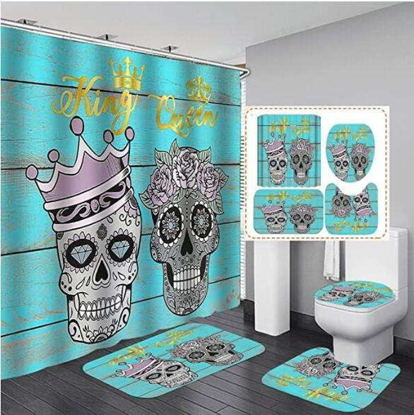 Halloween Shower Curtain, Polyester Shower Curtain, Waterproof Shower Curtain - available at Sparq Mart