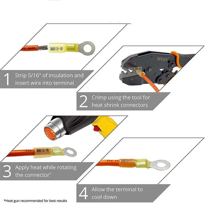 Convenient shrink connectors, Durable wire connectors, Reliable electrical connectors - available at Sparq Mart