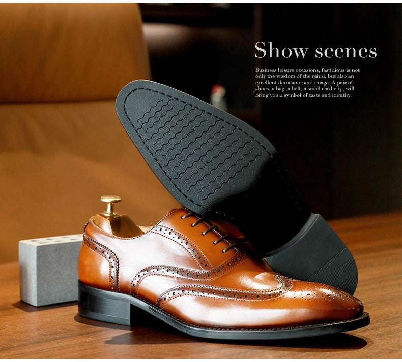 Comfortable Business Shoes, Men's Pointed Toe Shoes, Stylish Formal Footwear - available at Sparq Mart