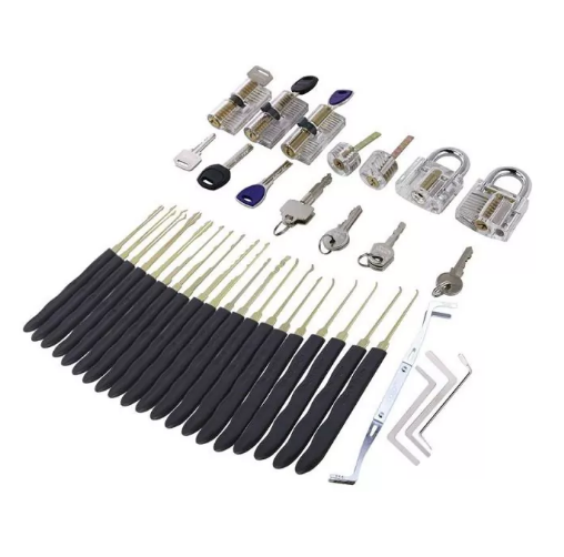 Lock Picking Tools, Transparent Lock Set, Wholesale Lock Picking - available at Sparq Mart