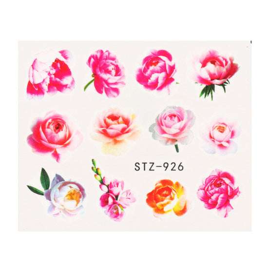 Butterfly, Nail Stickers, Rose Flowers - available at Sparq Mart