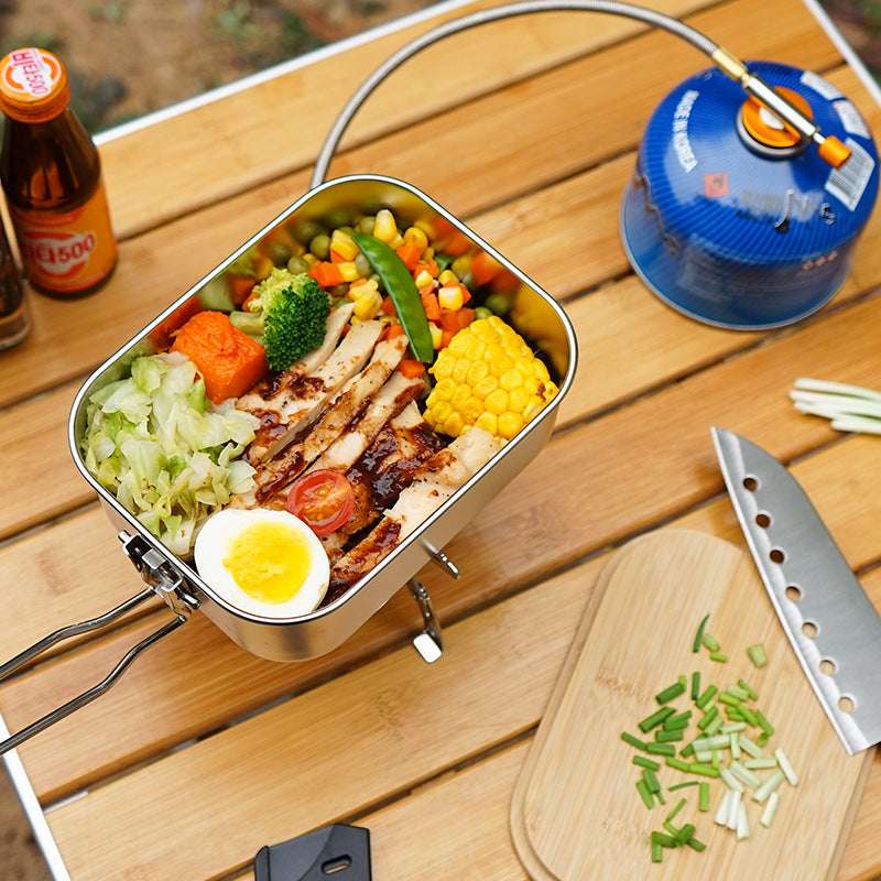 Durable Outdoor Bento, Eco-Friendly Lunch Container - available at Sparq Mart