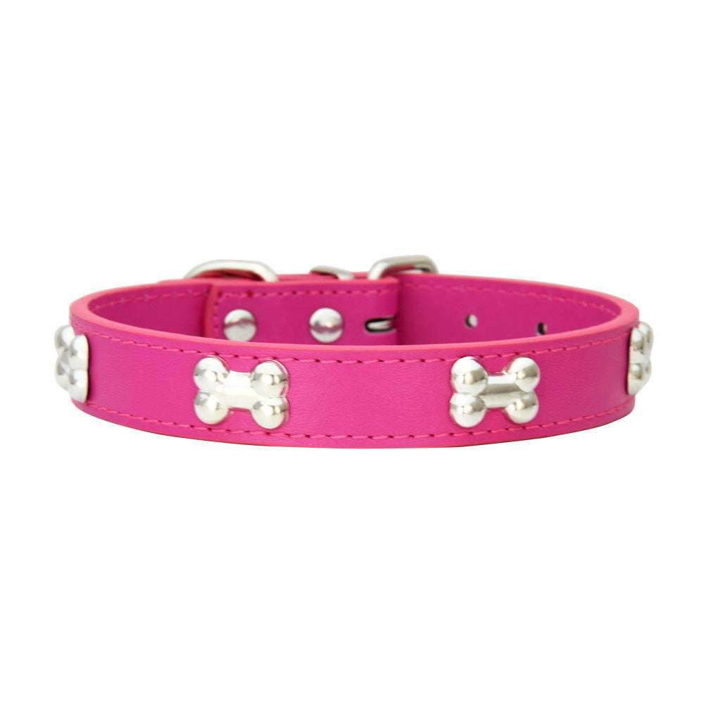 Durable Puppy Collar, Leather Dog Leash, Pet Leash Accessories - available at Sparq Mart