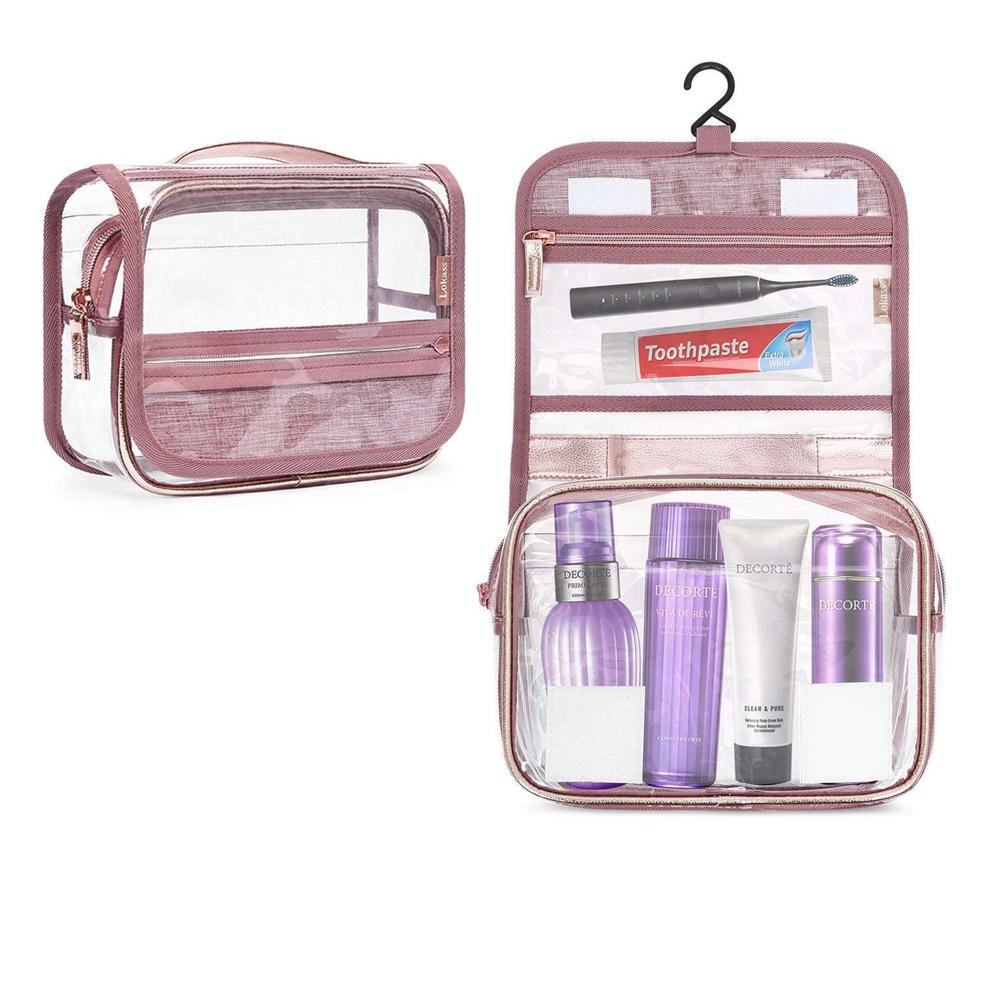 Multifunctional Storage Bag, Transparent Pvc Bag, Waterproof Travel Bag - available at Sparq Mart