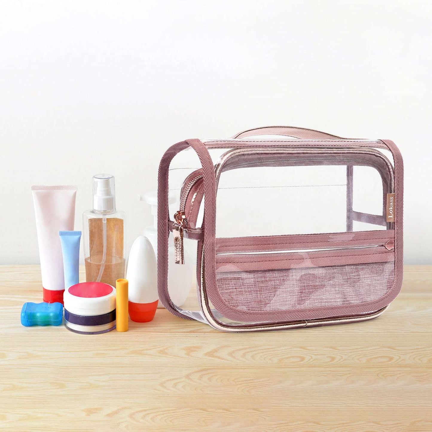 Multifunctional Storage Bag, Transparent Pvc Bag, Waterproof Travel Bag - available at Sparq Mart