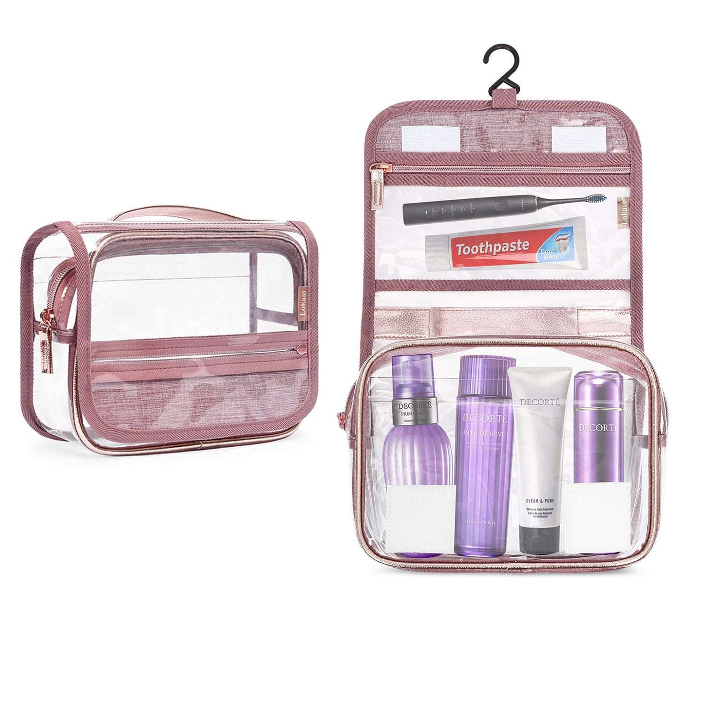 Multifunctional Storage Bag, Transparent Pvc Bag, Waterproof Travel Bag - available at Sparq Mart