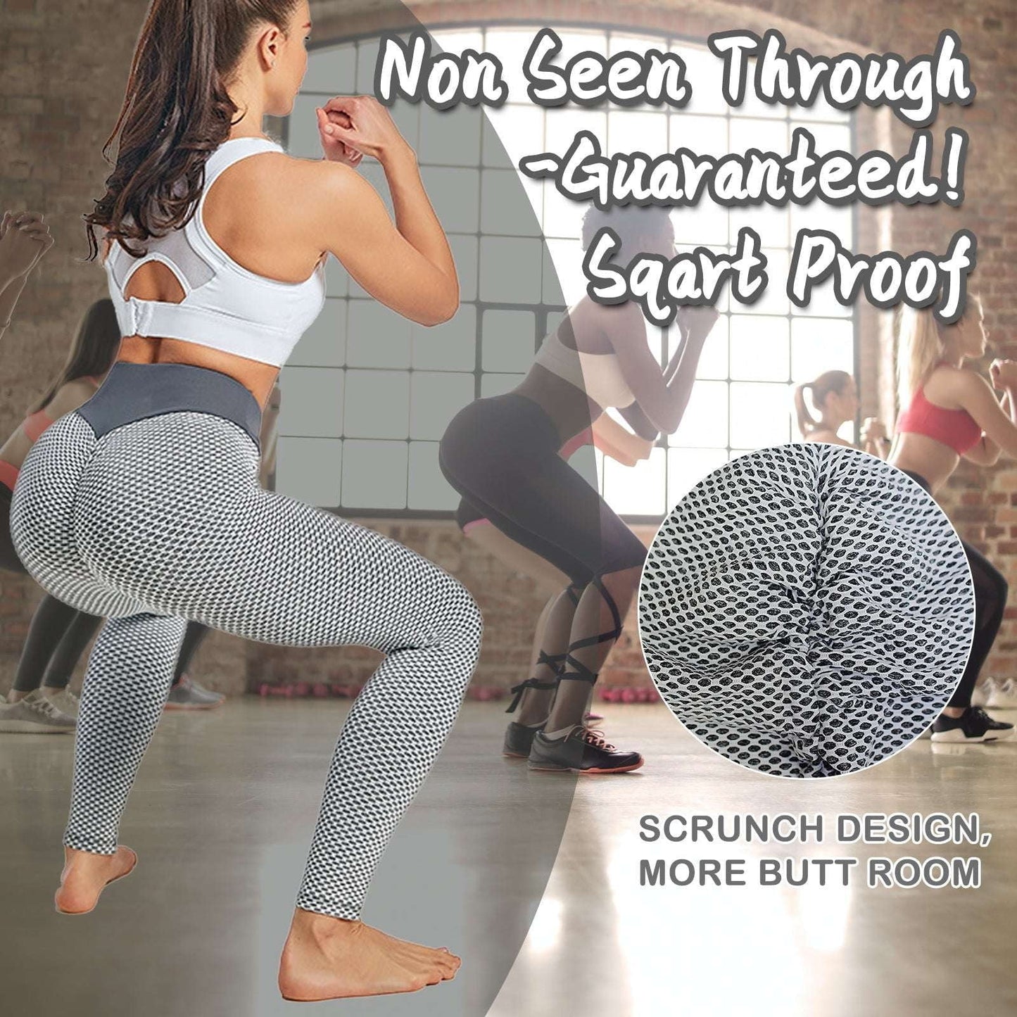 Butt Lifting Leggings, High Waist Yoga Pants, Plus Size Workout - available at Sparq Mart