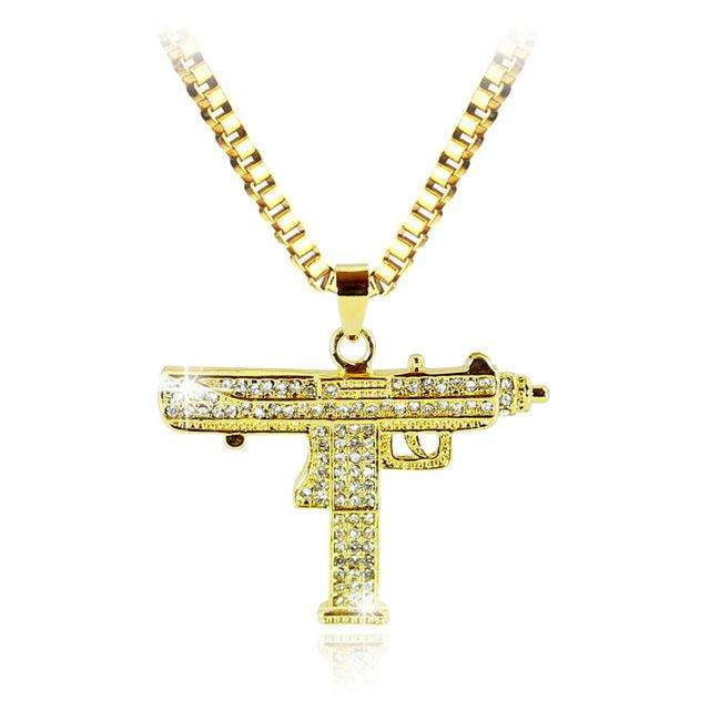 Custom Bling Jewelry, Iced Hip Hop, Zirconium Diamond Necklace - available at Sparq Mart