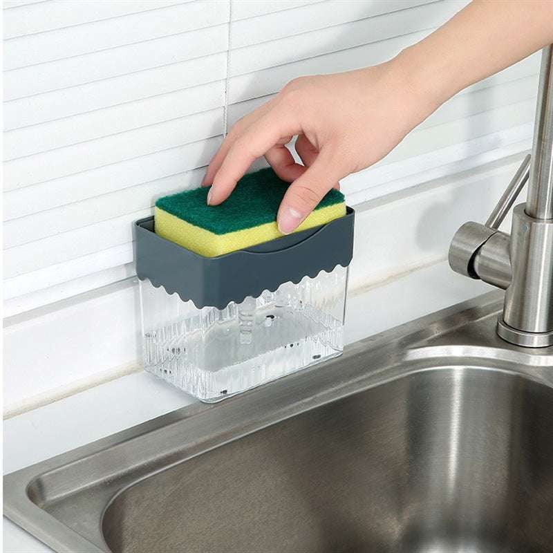 detergent box, soap dispenser, sponge caddy - available at Sparq Mart