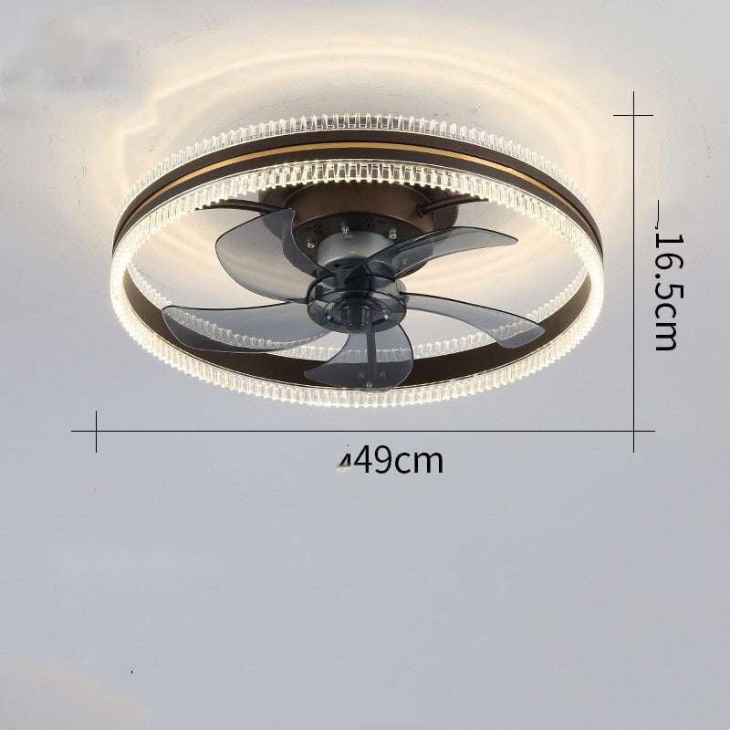 Fan Light Combo, Invisible Ceiling Fan, Modern Fan Lighting - available at Sparq Mart