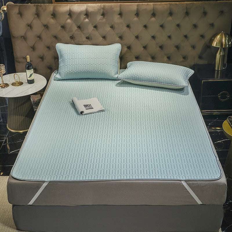 Comfort Sleep Set, Cool Latex Mat, Ice Silk Bedding - available at Sparq Mart