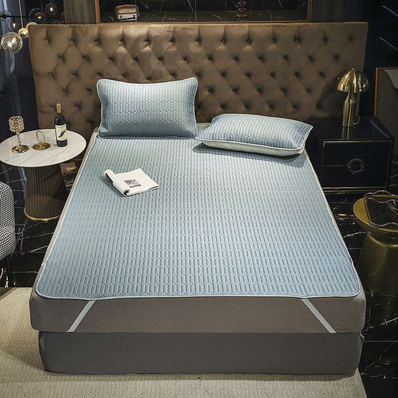 Comfort Sleep Set, Cool Latex Mat, Ice Silk Bedding - available at Sparq Mart