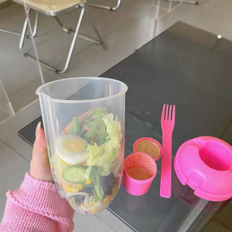 Leak-proof salad cup, modern minimalist cup, portable meal container - available at Sparq Mart