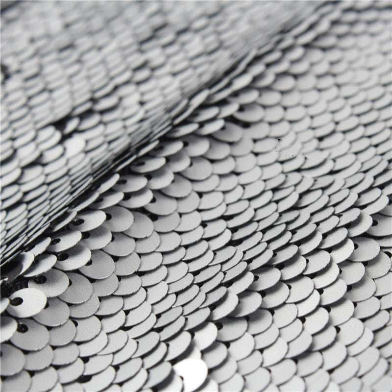 High-Quality Fabric Print, Metallic Texture Material, Sequin Dress Fabric - available at Sparq Mart