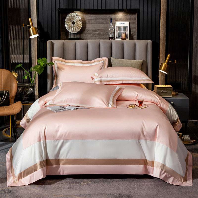 Four-piece set, Long-staple cotton, Luxury bedding - available at Sparq Mart