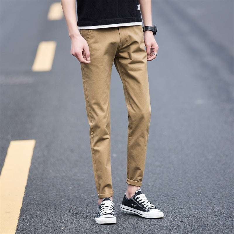 Cotton Casual Trousers, Men's Comfort Pants, Stylish Cotton Pants - available at Sparq Mart