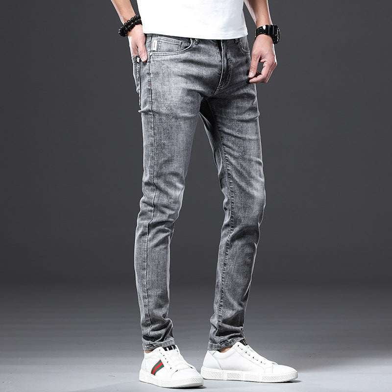 comfortable stretch jeans, men's right-angle jeans, premium slim-fit denim - available at Sparq Mart