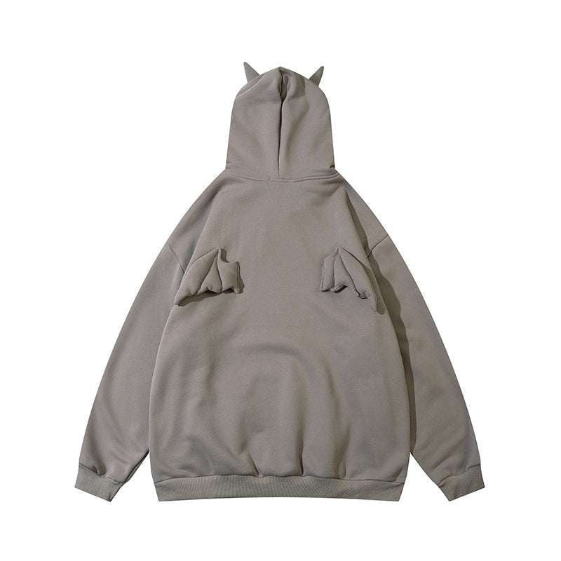 Cozy Fleece Sweatshirt, Fleece Wings Hoodie, Men’s Hoodie Fashion - available at Sparq Mart