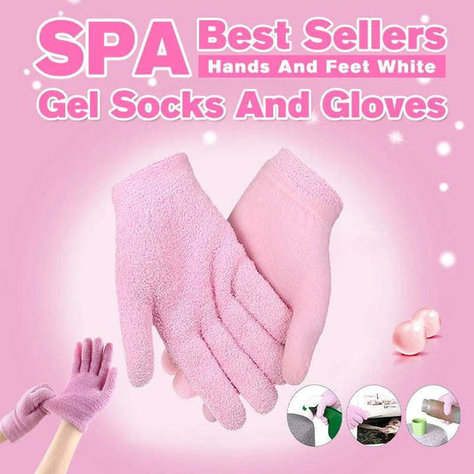 moisturizing spa gloves, nourishing foot mask, premium hand care - available at Sparq Mart