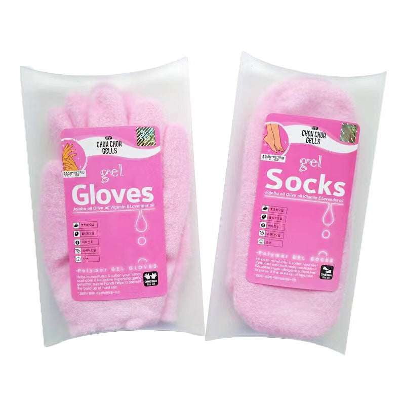 moisturizing spa gloves, nourishing foot mask, premium hand care - available at Sparq Mart