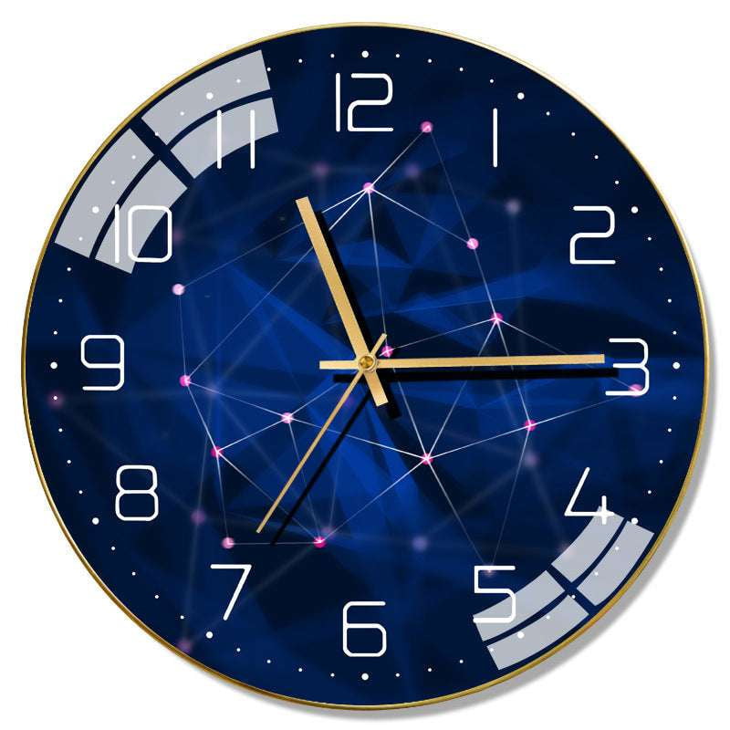 modern wall clock, Nordic silent clock, stylish timepiece decor - available at Sparq Mart