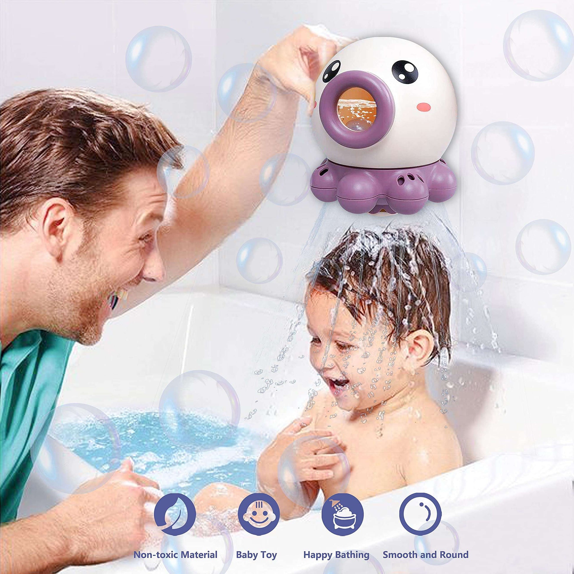 Infant Bath Toy, Kids Water Sprinkler, Rotating Shower Toy - available at Sparq Mart