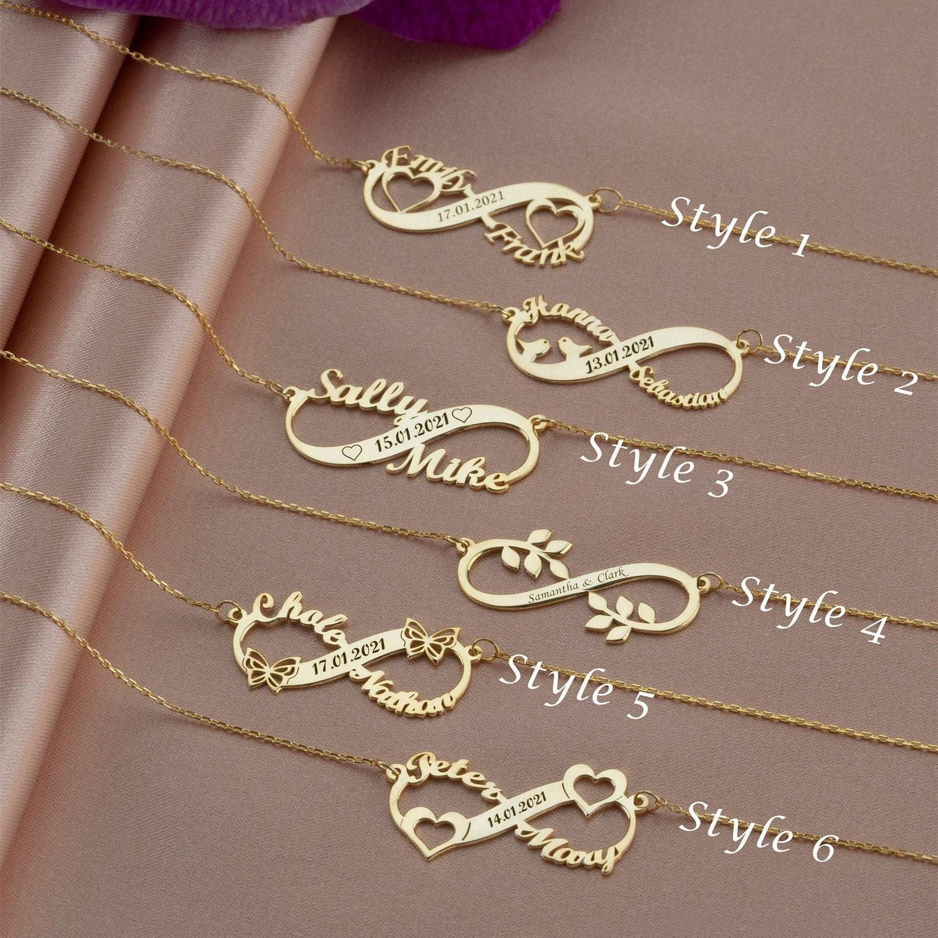 Customized Letter Necklace, Gold Name Necklace, Personalized Jewelry Gifts - available at Sparq Mart