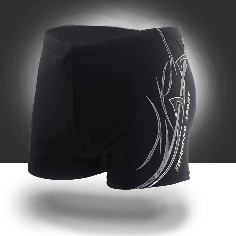 Comfortable Plus-Size Swimwear, Durable Nylon Swim Shorts, Men's Quick-Dry Trunks - available at Sparq Mart